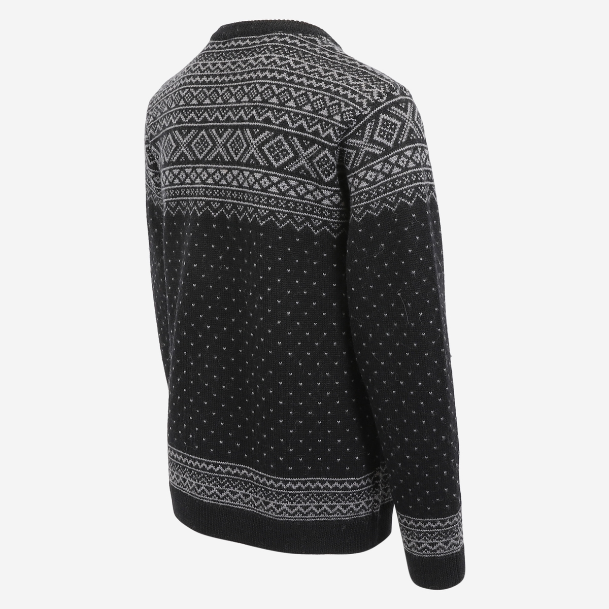 Hákon zipped merino Nordic cardigan