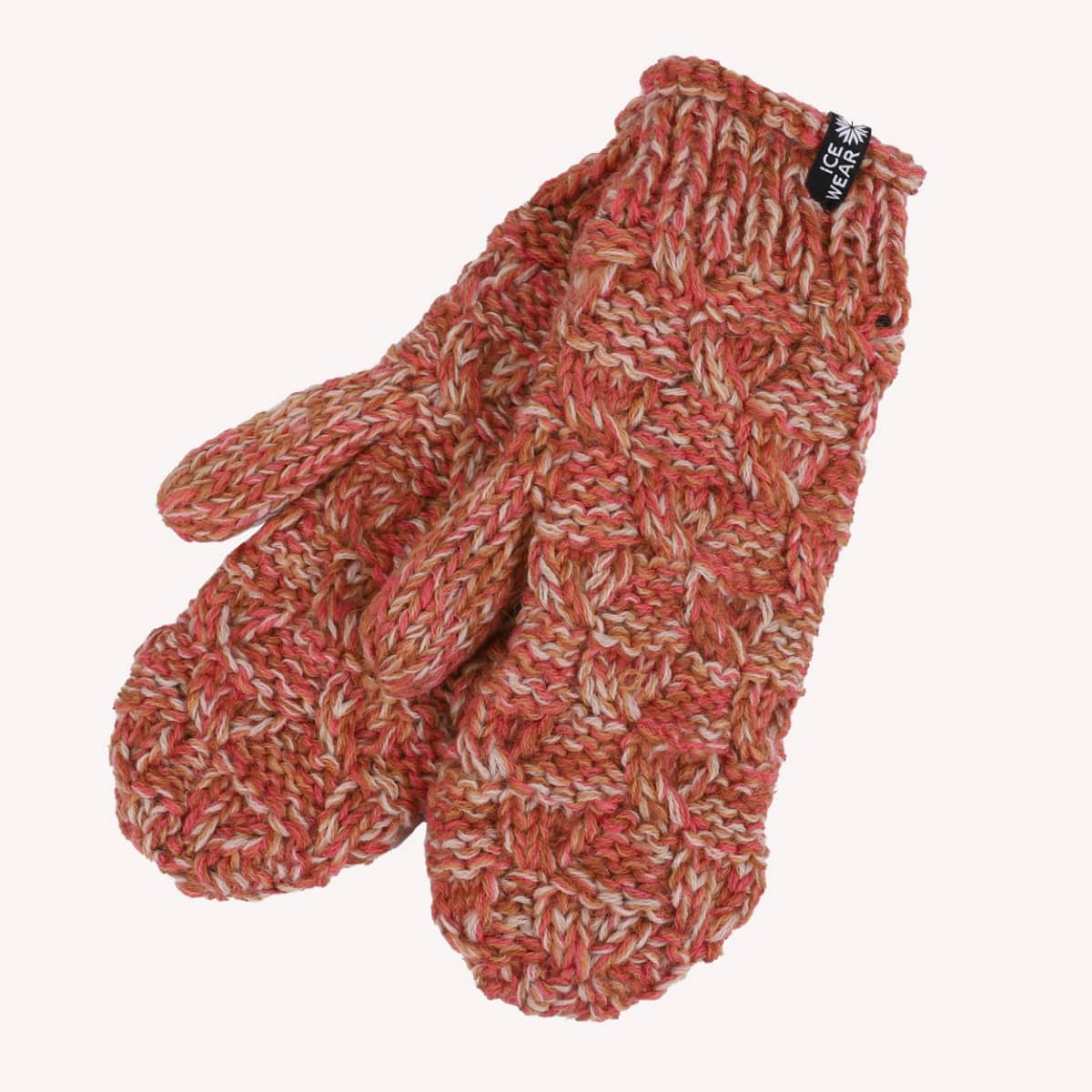 EINEY Hand knitted wool mittens