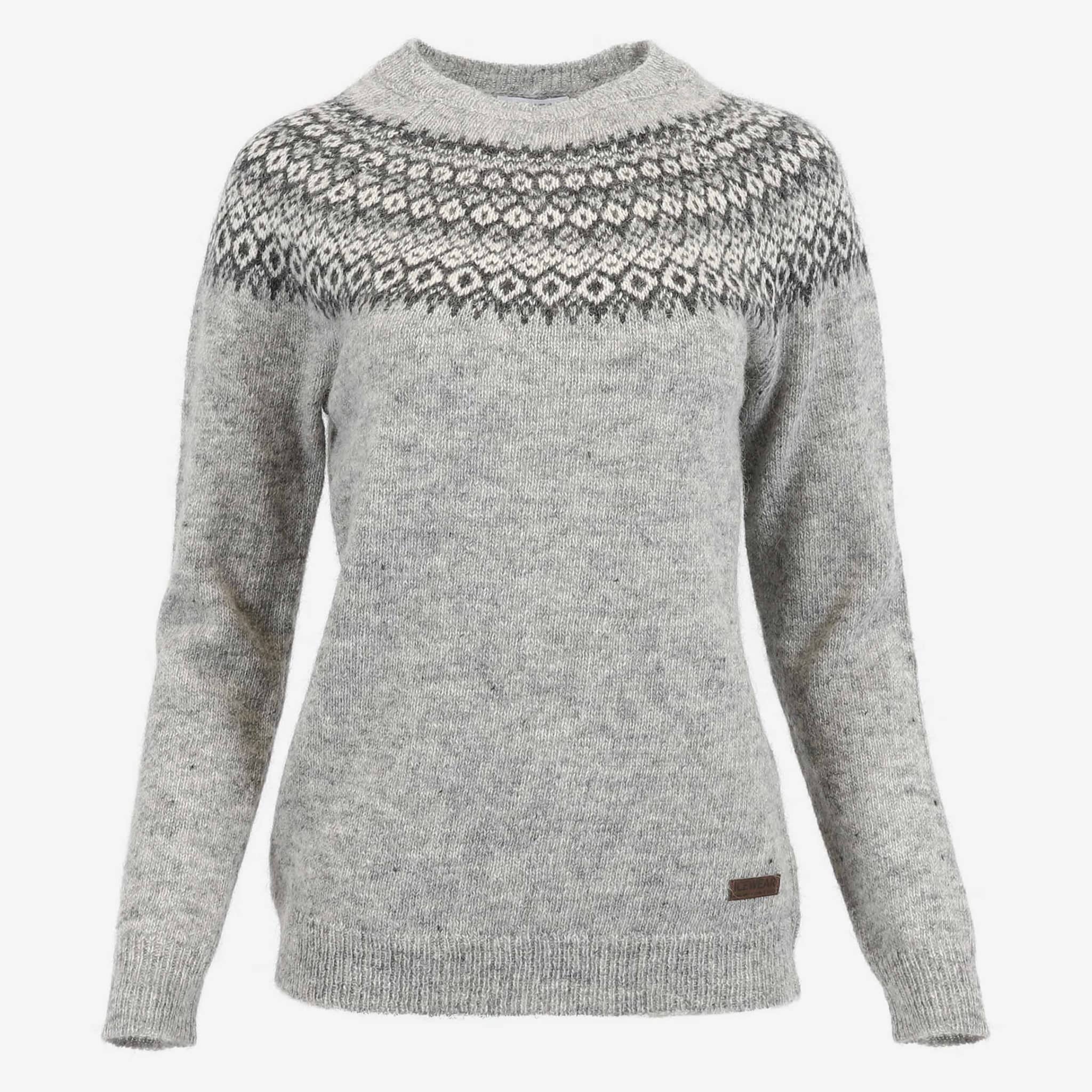 Fagradalsfjall women´s classic Icelandic wool sweater  