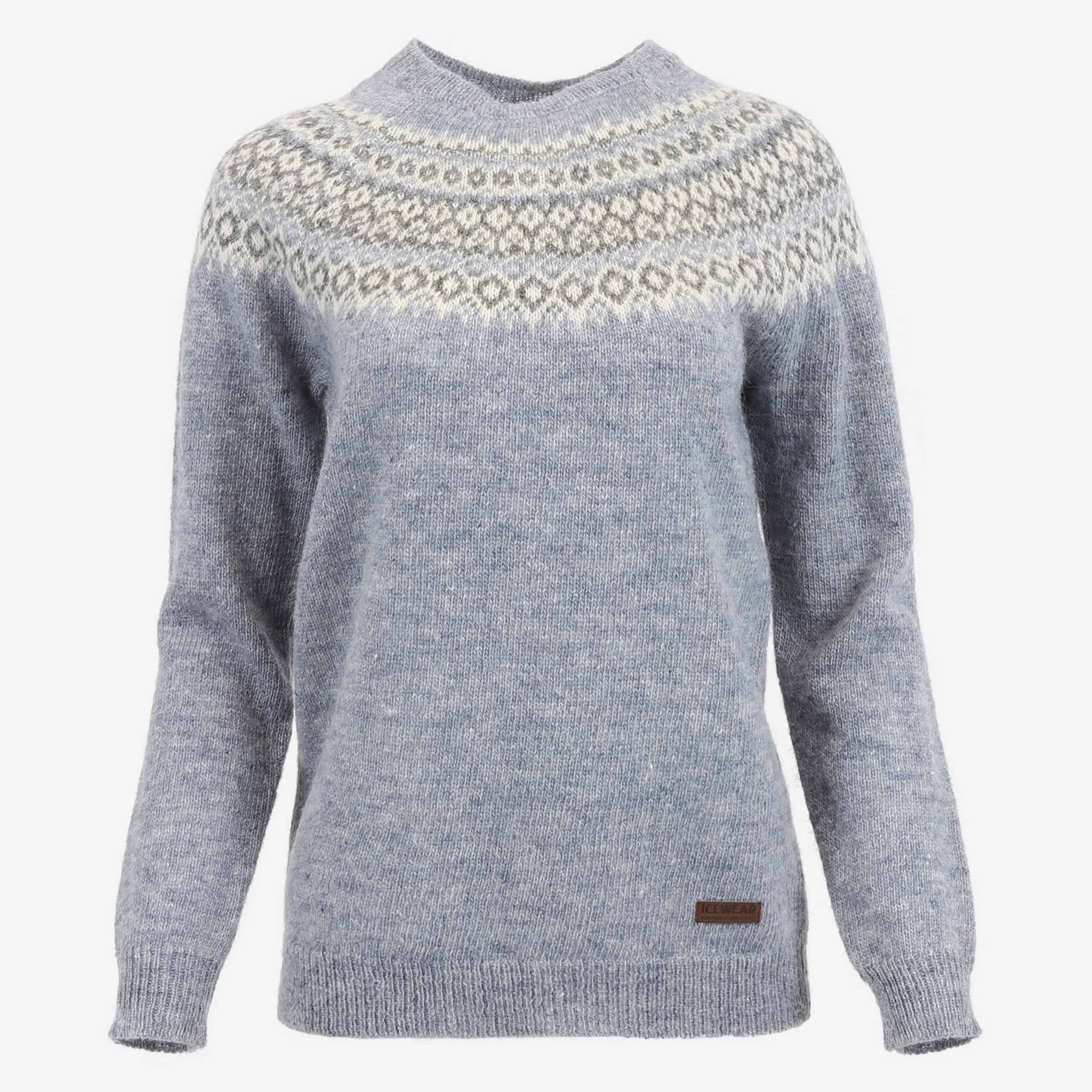 Fagradalsfjall women´s classic Icelandic wool sweater  