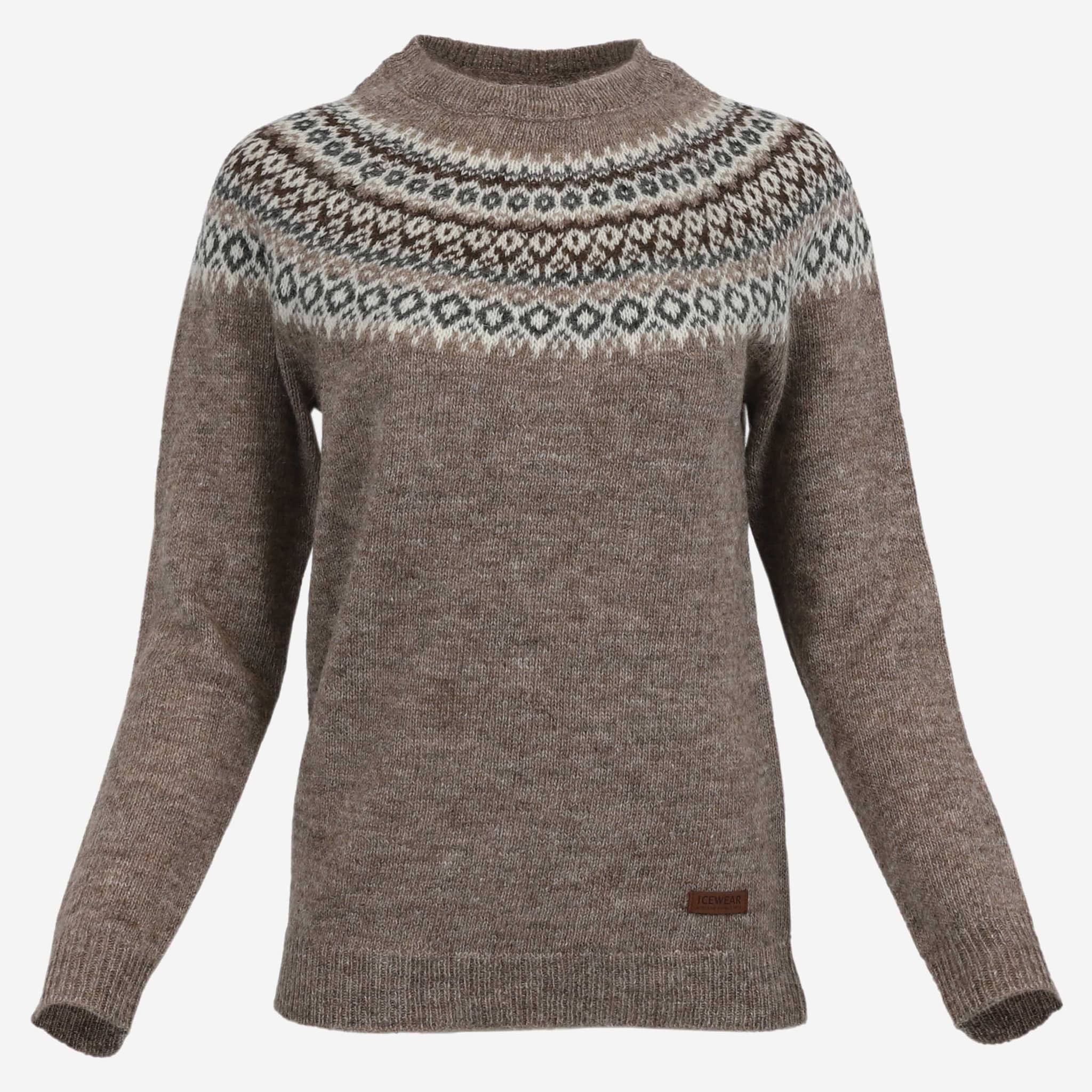 Fagradalsfjall Traditioneller Pullover aus isländischer Wolle