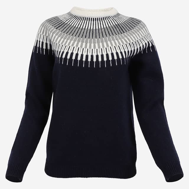 Minna wool sweater with Nordic design
