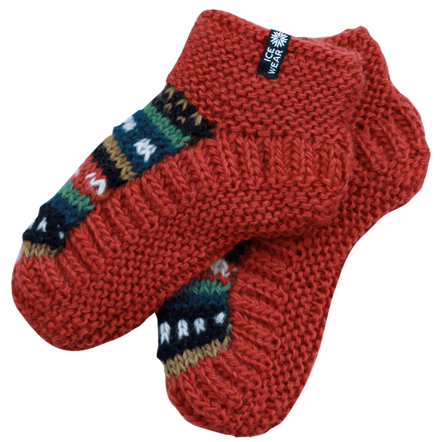 MAGNEY HANDGESTRICKTE WOLLSOCKEN