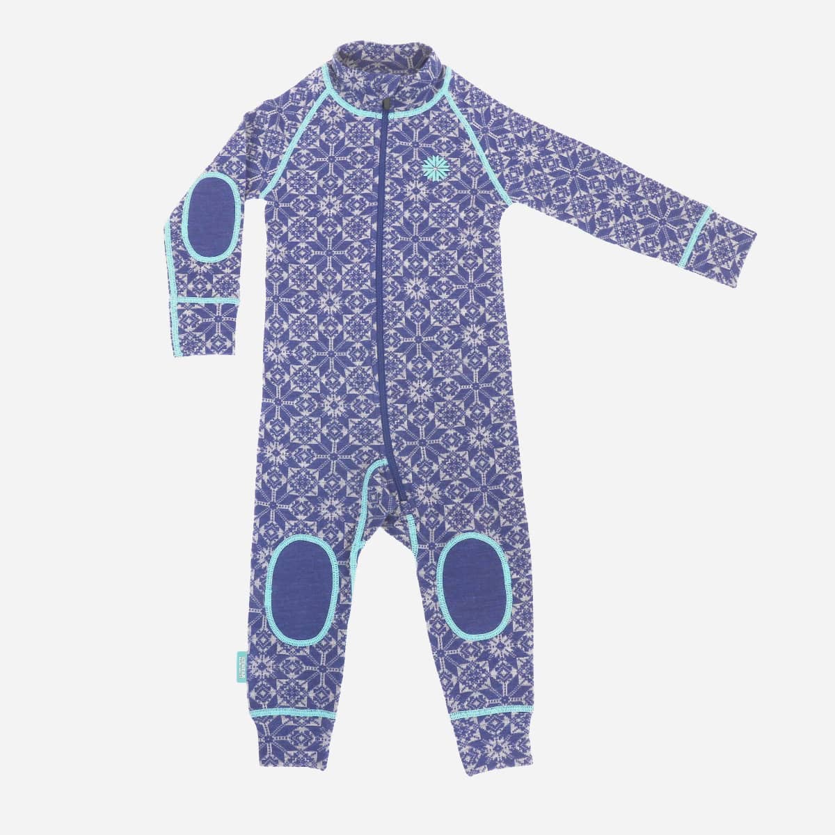 Hvítanes kids merino wool overall  