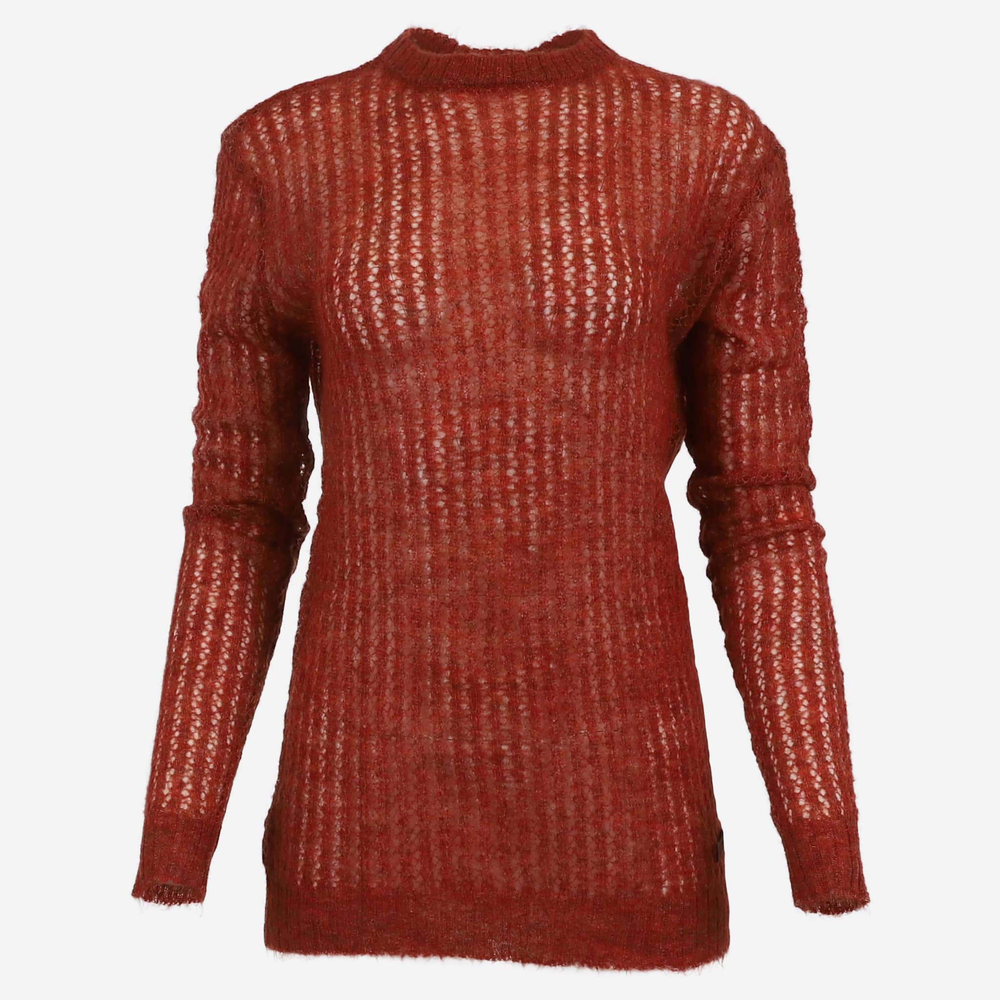 Túnmóar Leichter durchsichtiger Strickpullover