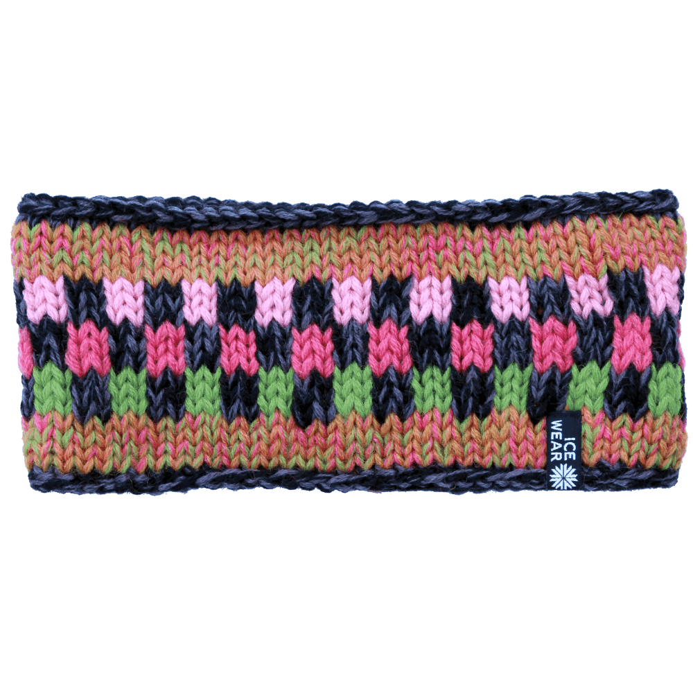 Valey bandeau en laine tricoté main