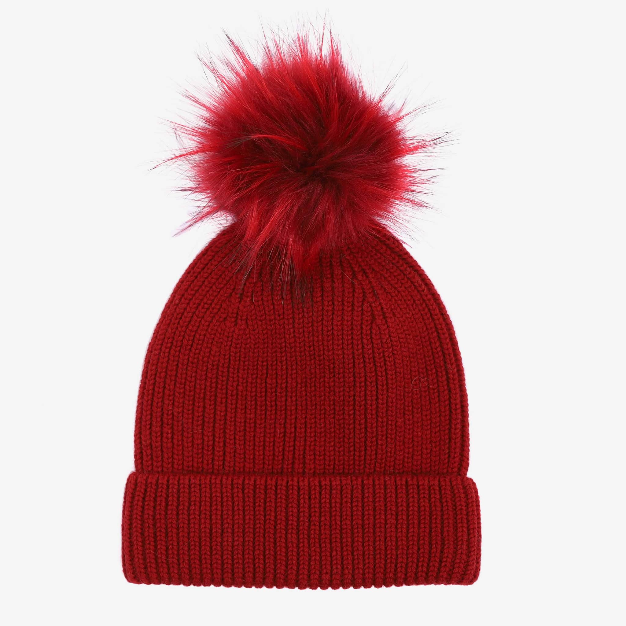 Vigur wool winter hat with pompom