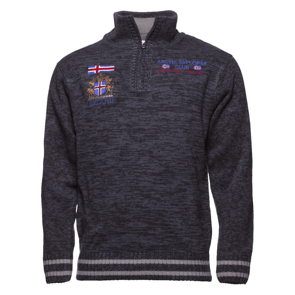 Thor jumper with half zip