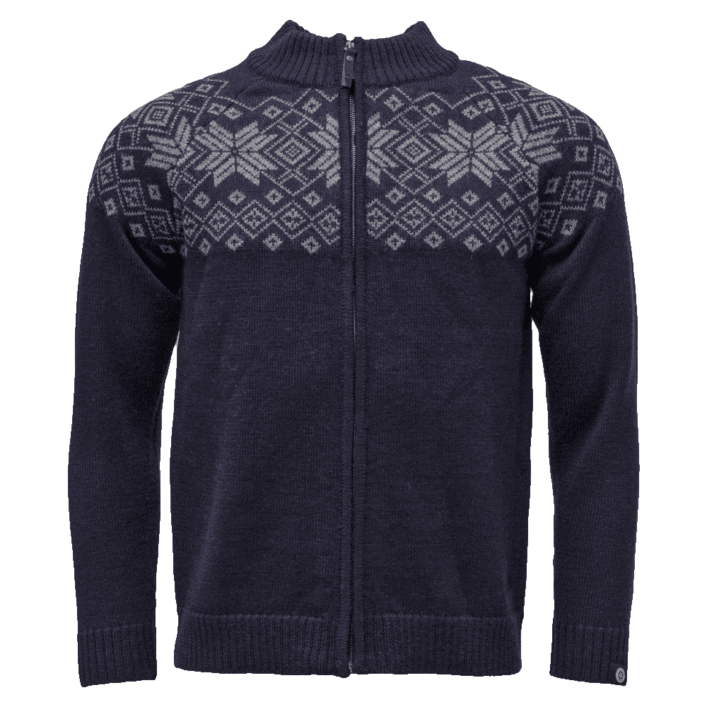 Veste-pull en laine style norvégien Dagur