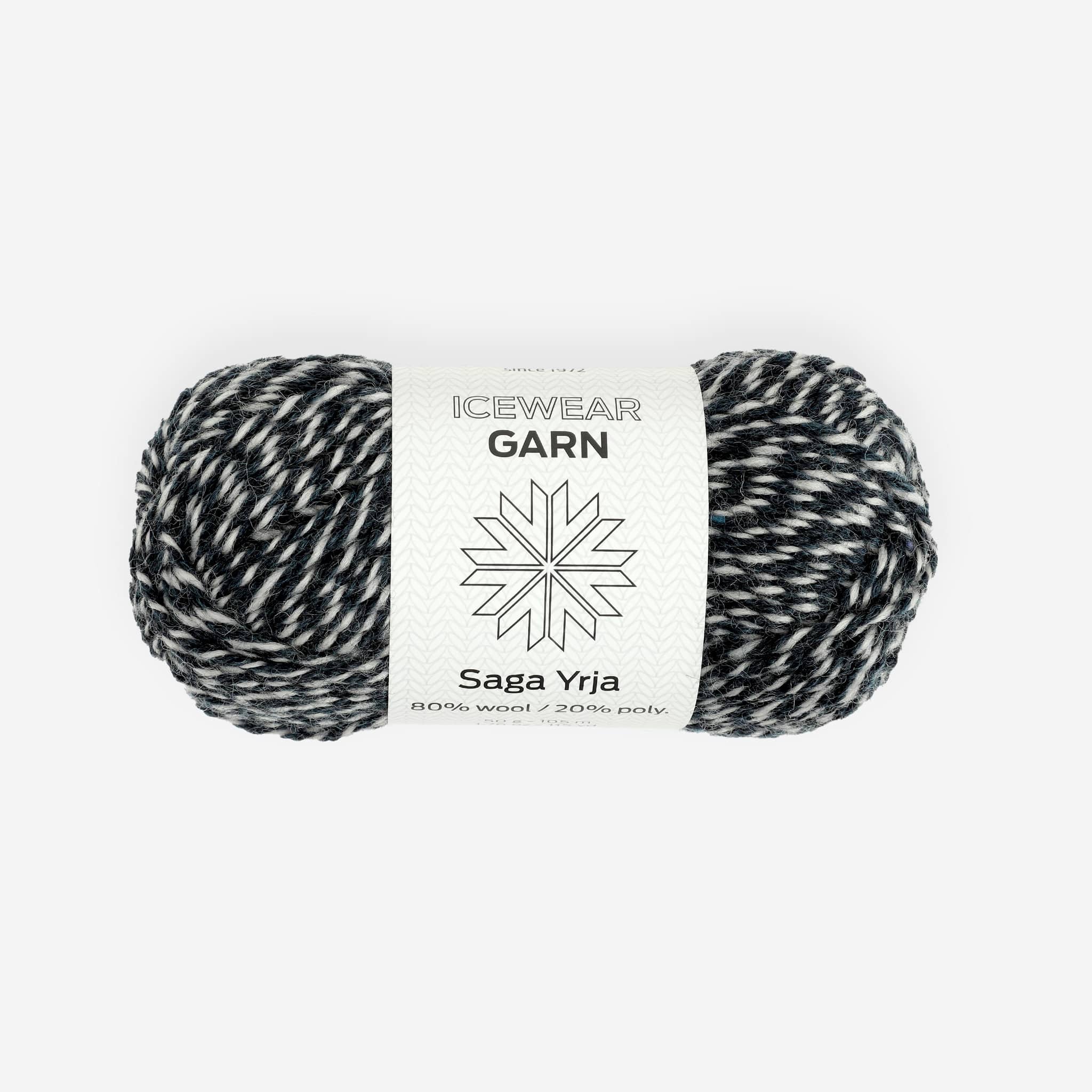 Saga-Yrja garn úr ullarblöndu