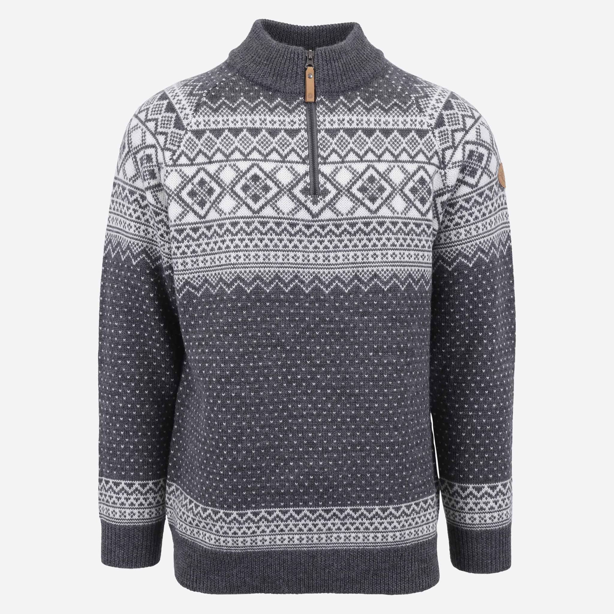 Alexander pull en laine mérinos et à demi-zip