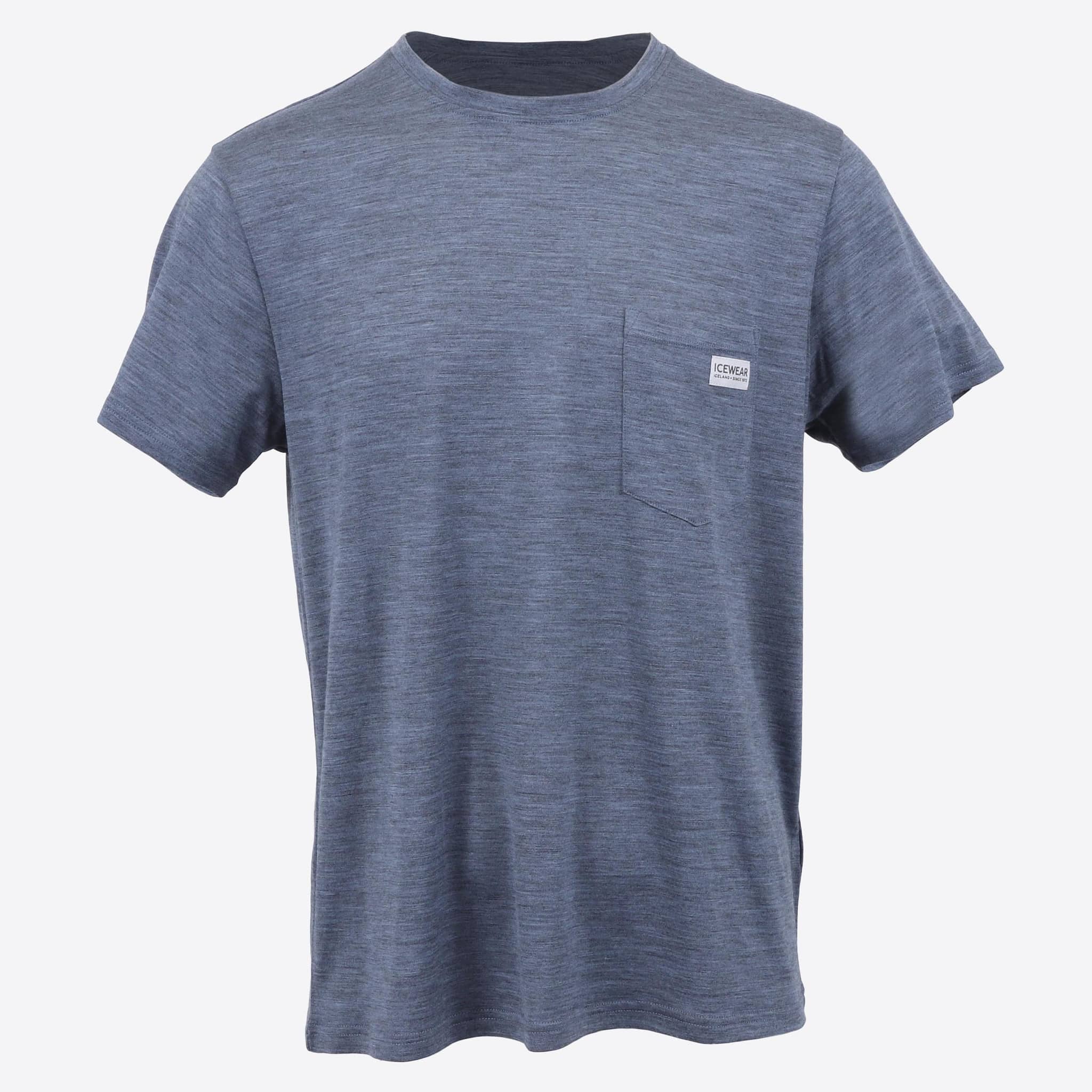 Langanes T-Shirt de plein air en Mélange de Laine Mérinos