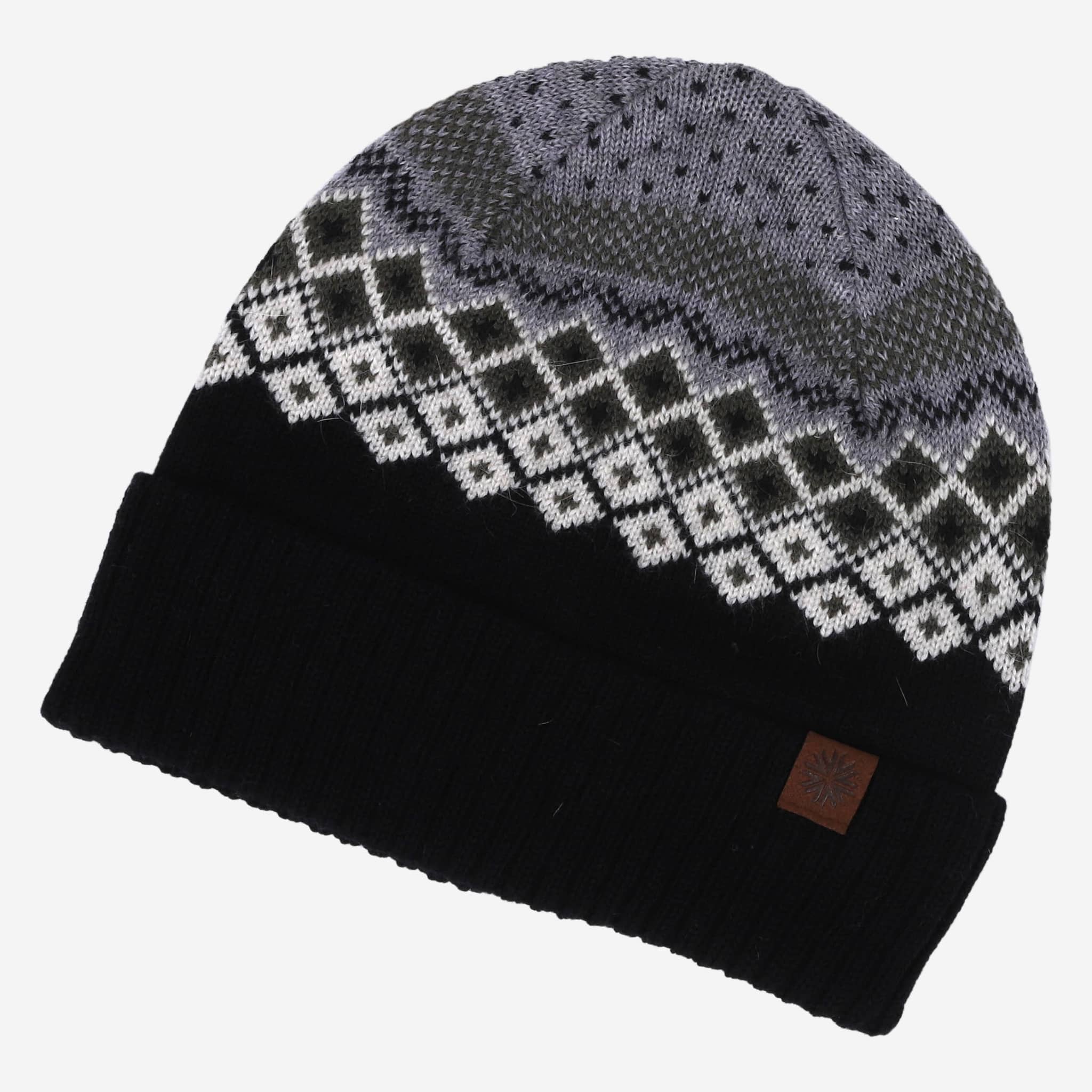 Viðar bonnet aux motifs nordiques