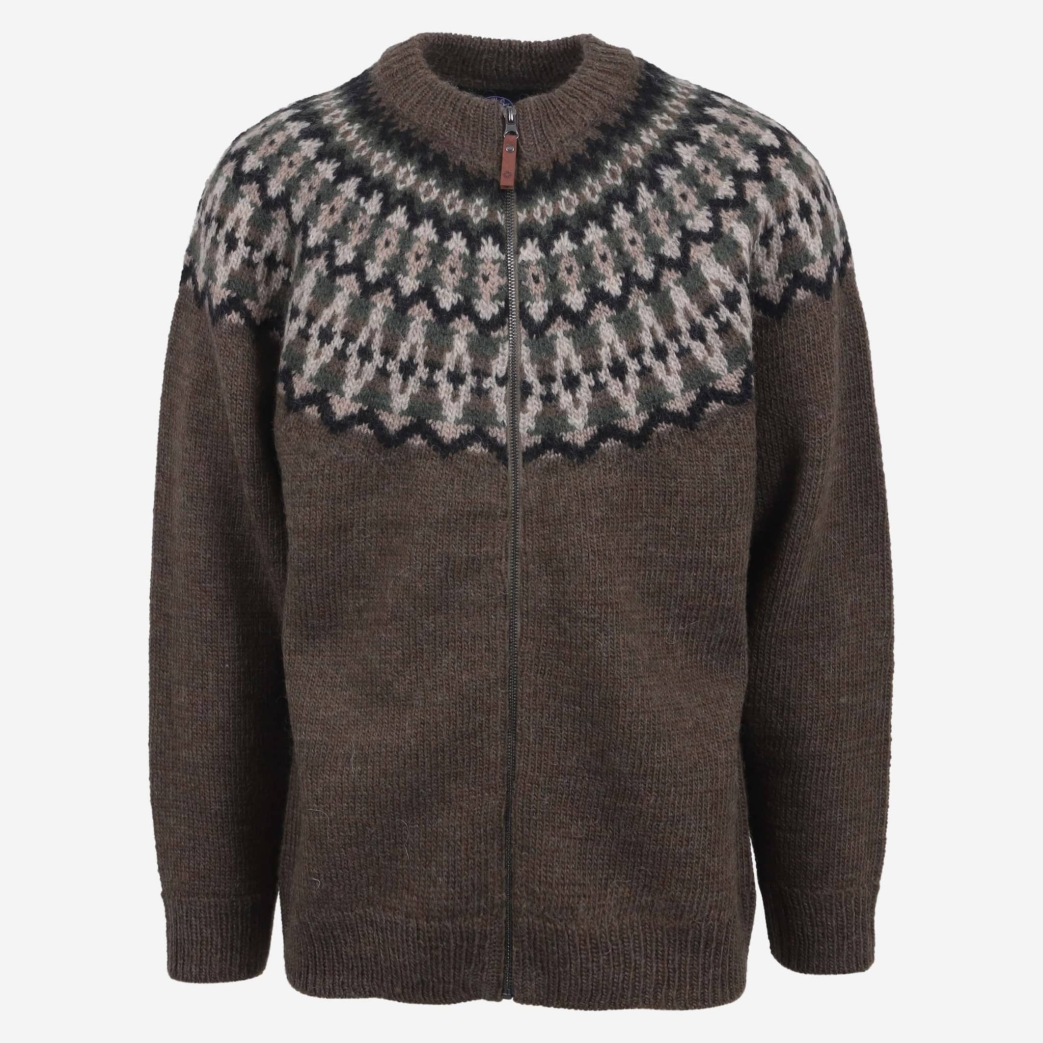 Snorralaug Wool Sweater with Zipper