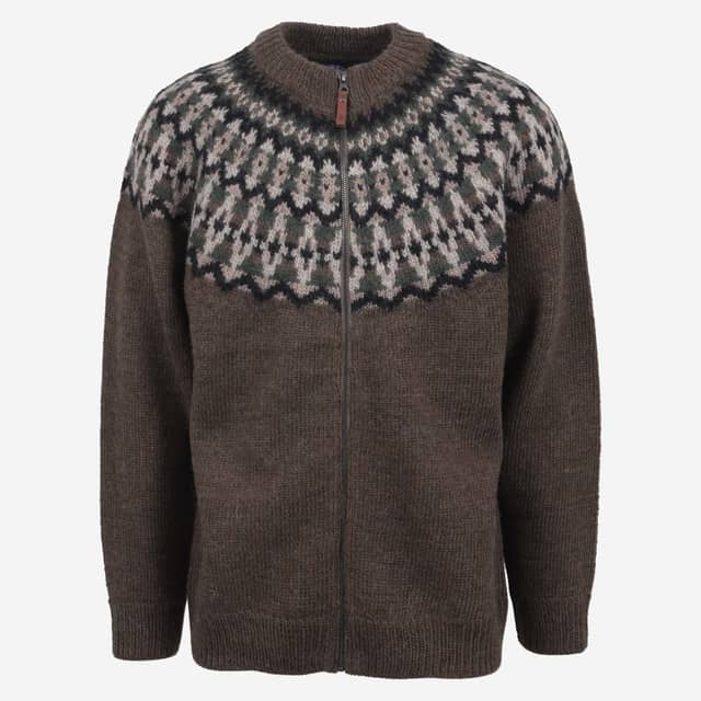 Snorralaug cardigan zippé en laine