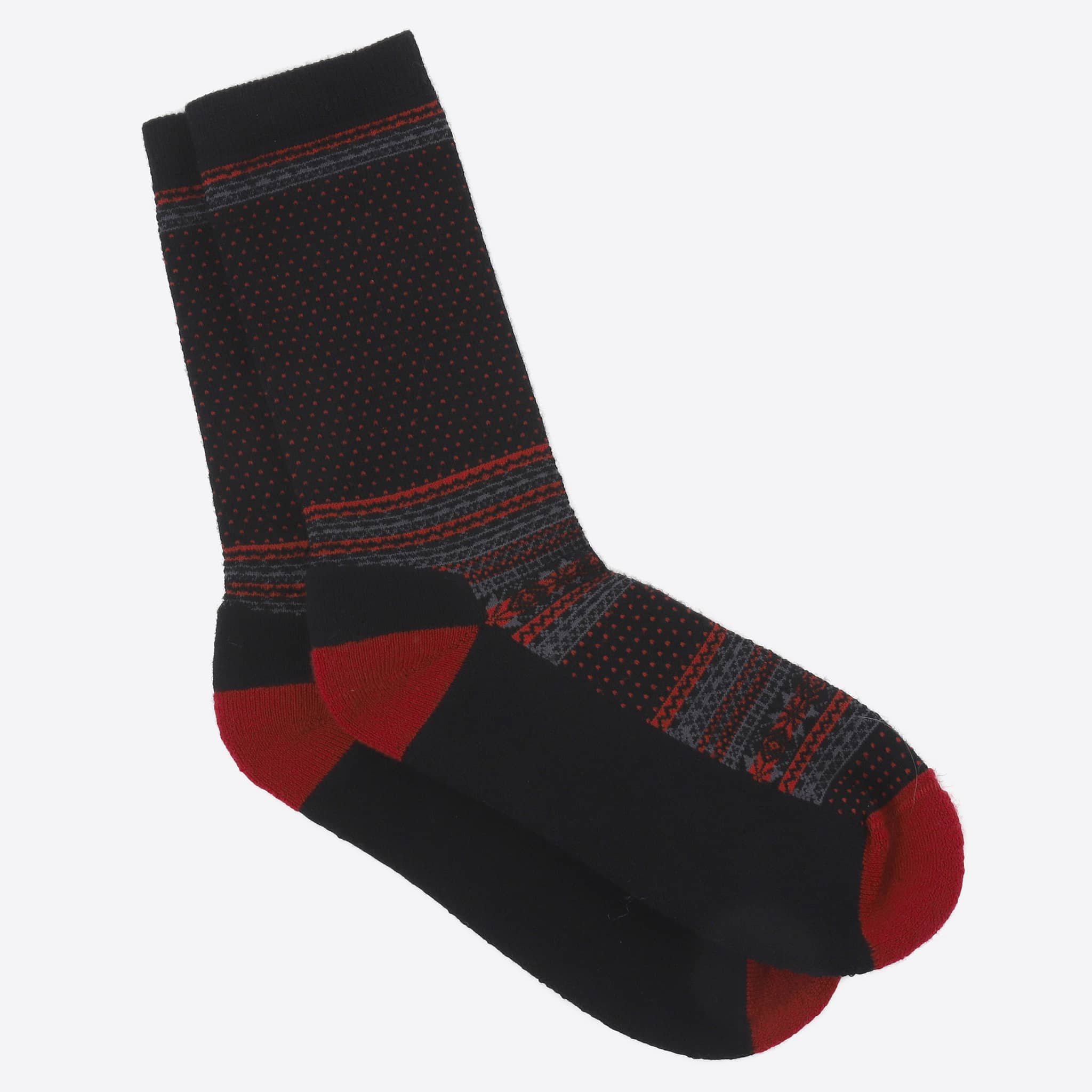 Heimaey Norwegian style knit wool blend socks 