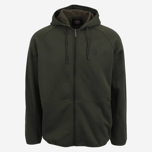 Bergsvík zipped fleece hooded sweater