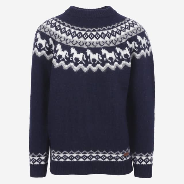 Sleipnir - Pull en laine à motif de cheval