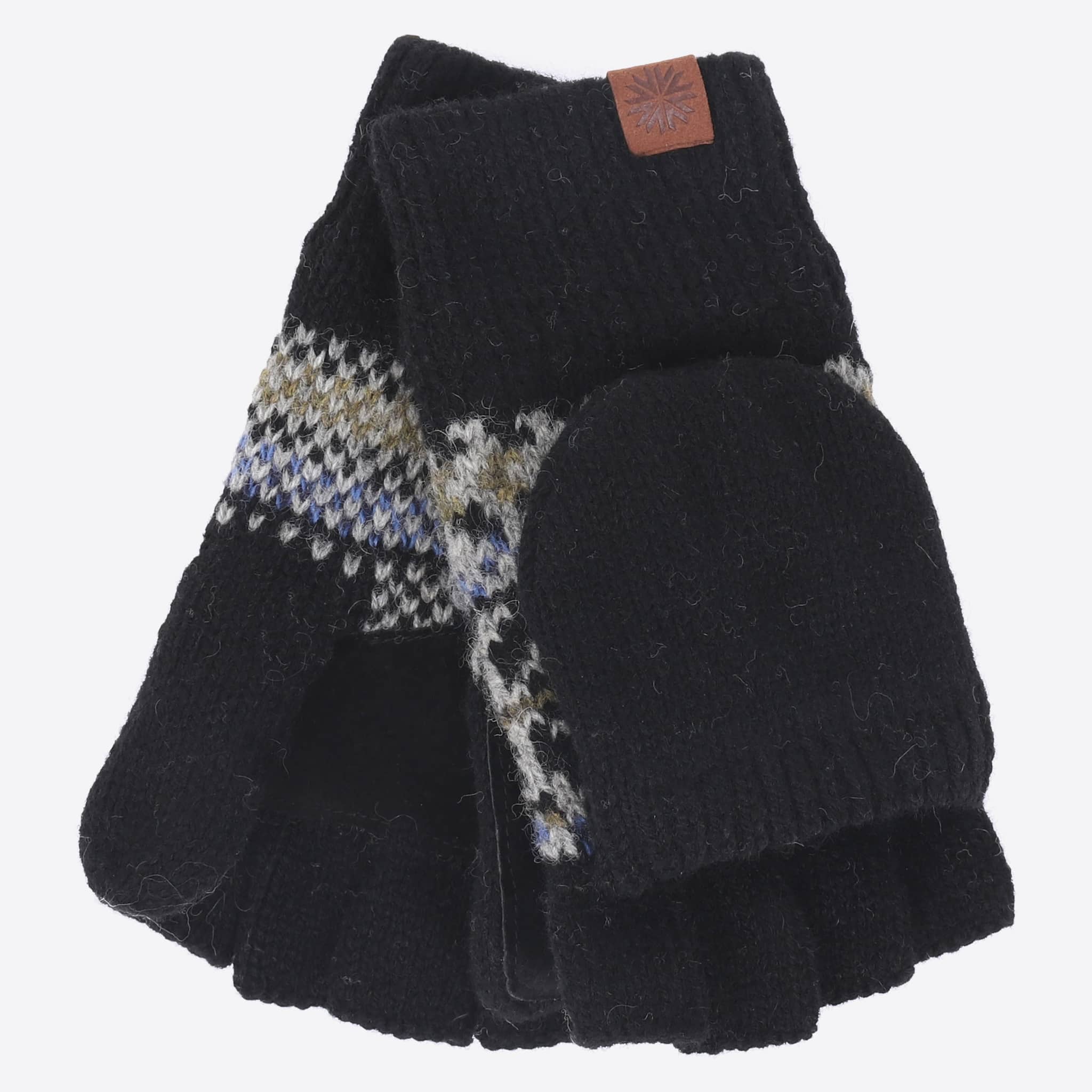 Norweger Flip-Top Handschuhe aus Wolle