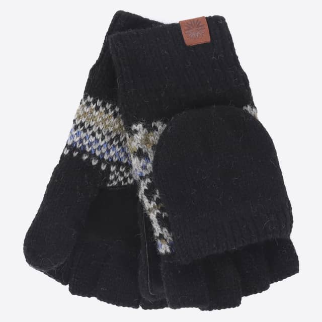 Norweger Flip-Top Handschuhe aus Wolle