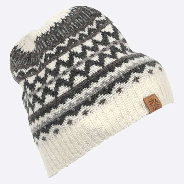 Miðfjall traditional Nordic patterned wool hat