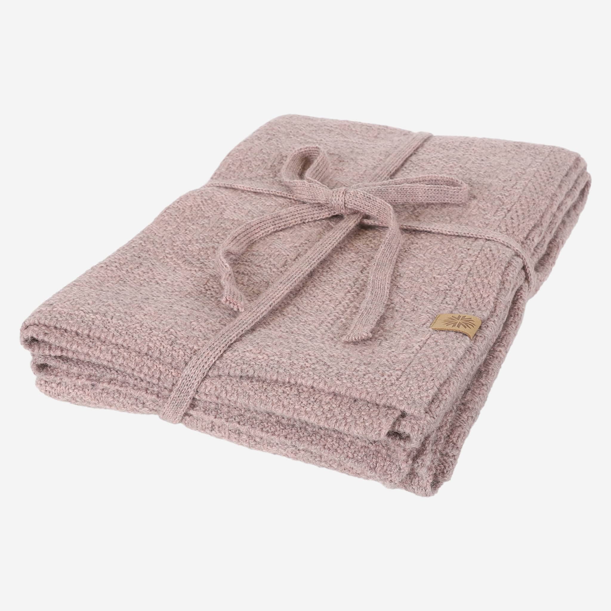 Friðland wool knitted blanket 