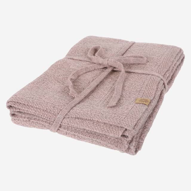 Friðland wool knitted blanket 