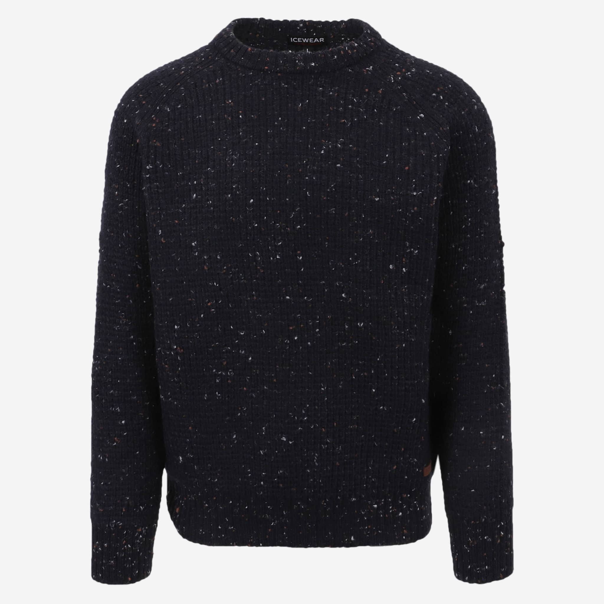 Hraunhóll knitted lambswool pullover 