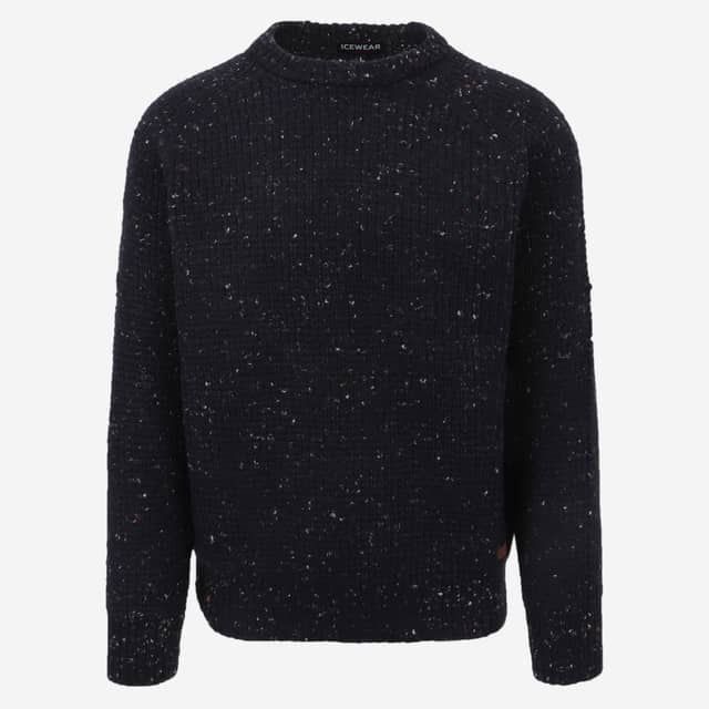 Hraunhóll knitted lambswool pullover 