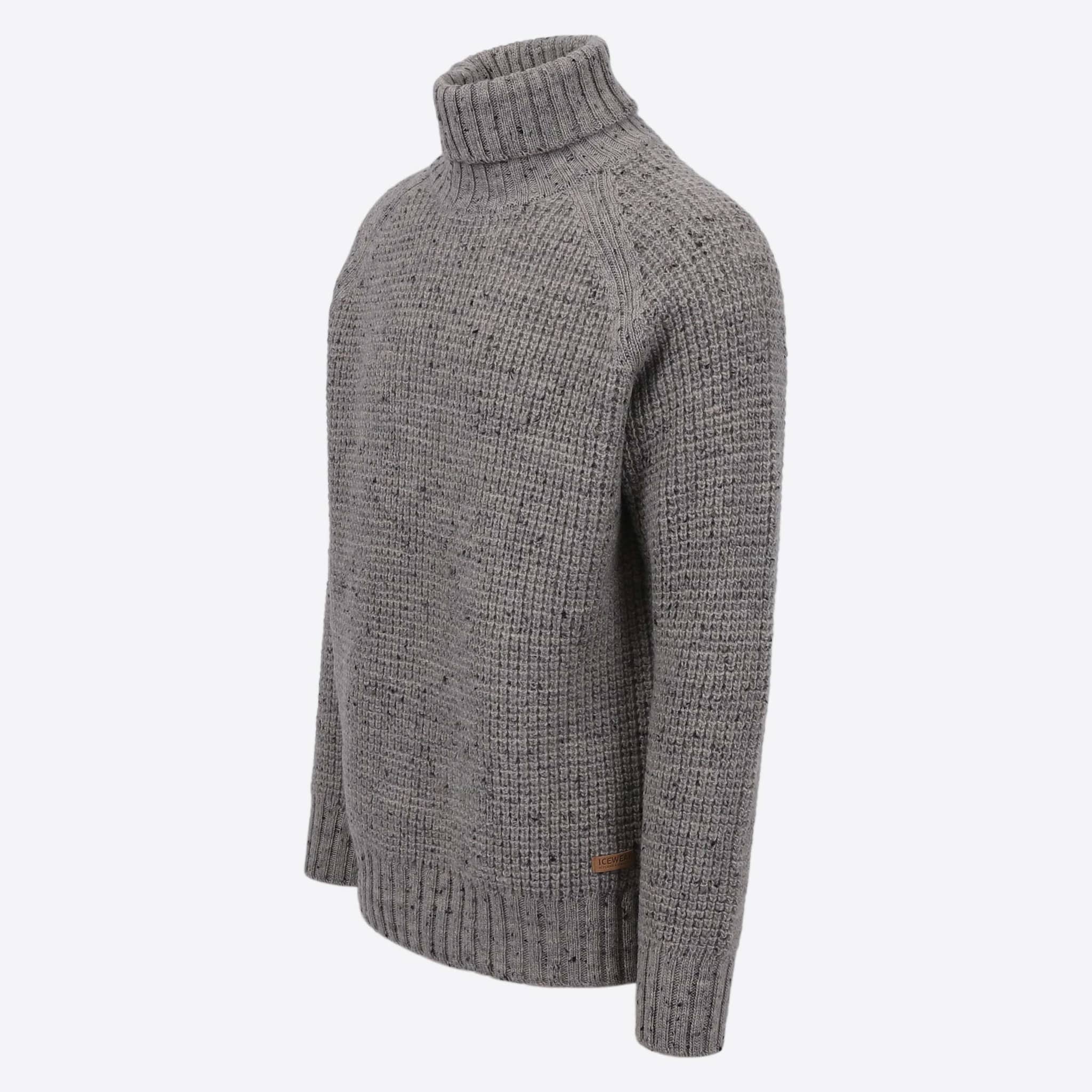 Hraunhóll turtle neck lambswool sweater 