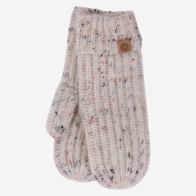 Hraunhóll gestrickte Fäustlinge aus Lammwolle