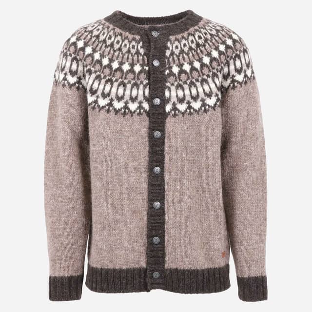 Fróði pull á boutons en laine