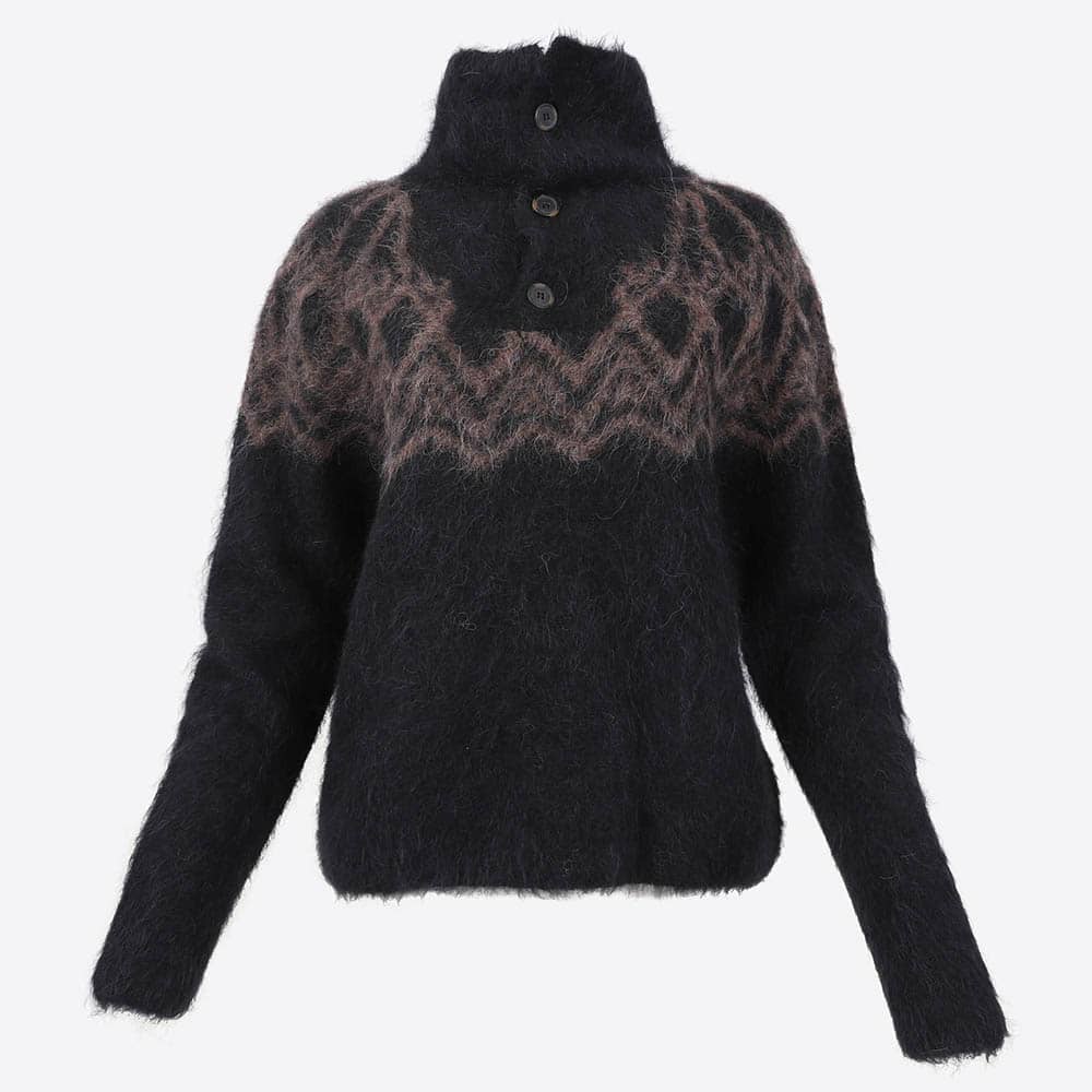 Látrabjarg alpaca wool Scandinavian jumper