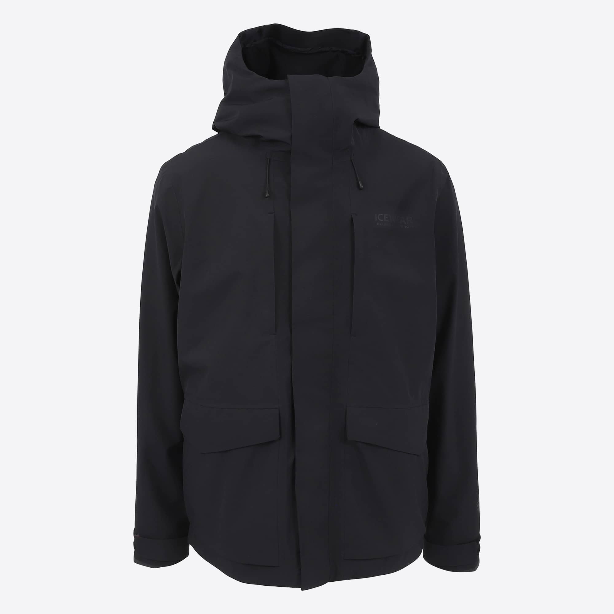 Dynjandi Þriggja laga regnjakki karla snið