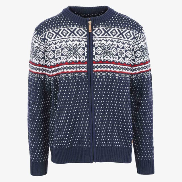 Magnús wool blend jumper with zip