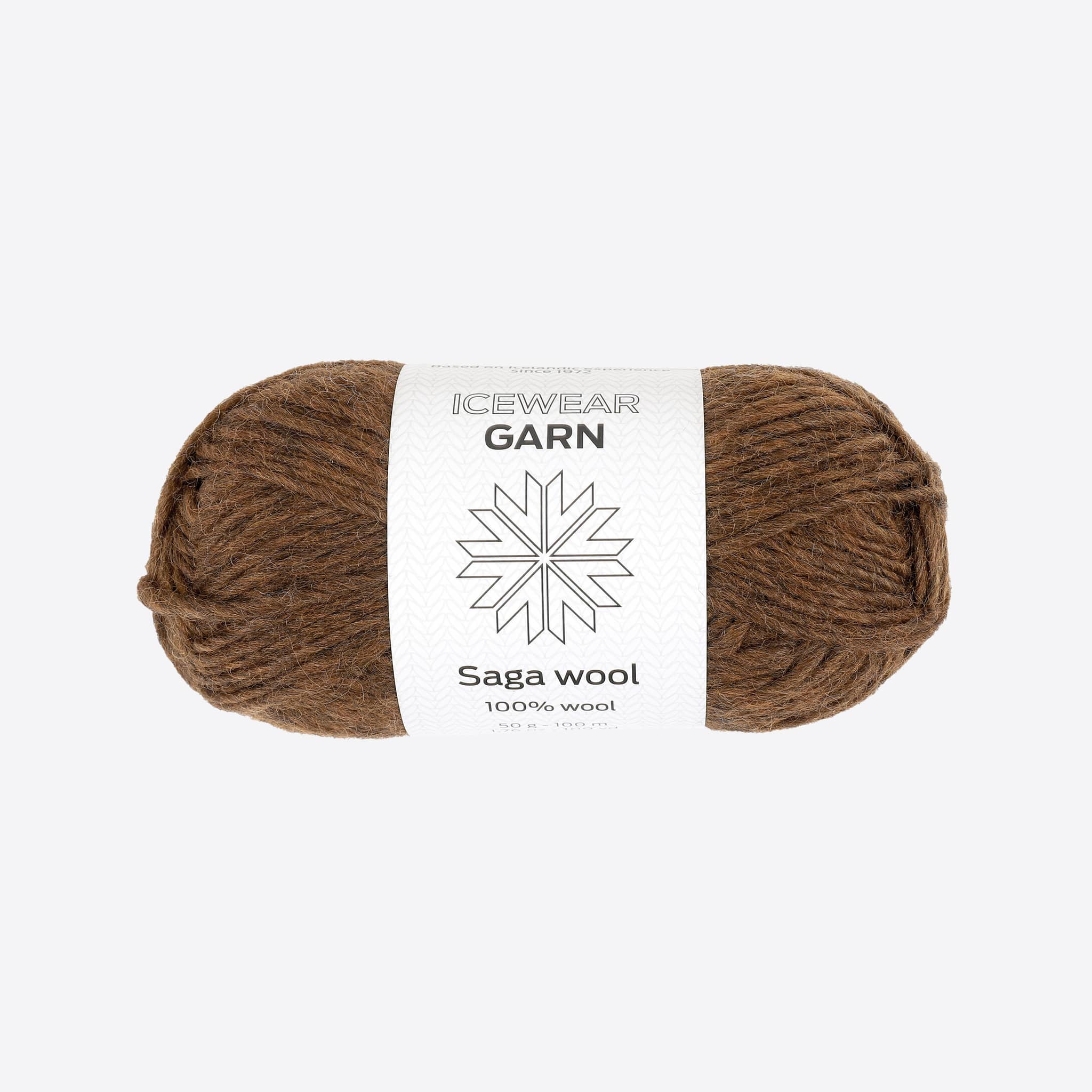 Saga-Wool garn úr 100% ull