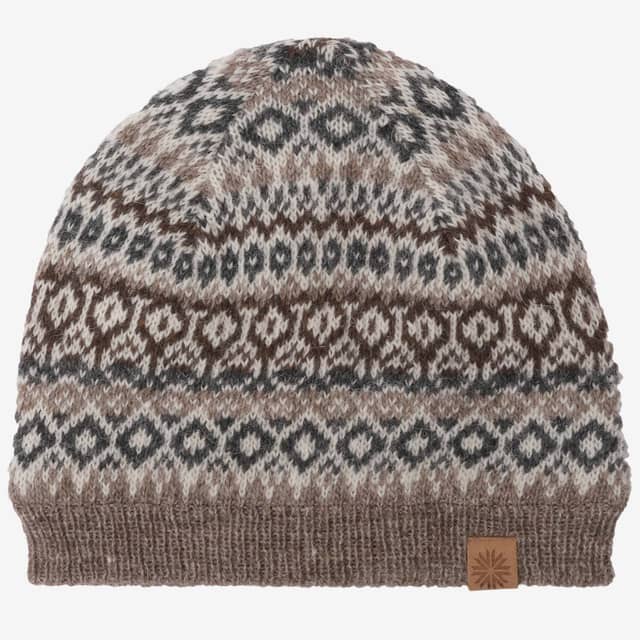 Fagradalsfjall Icelandic wool hat with classic pattern