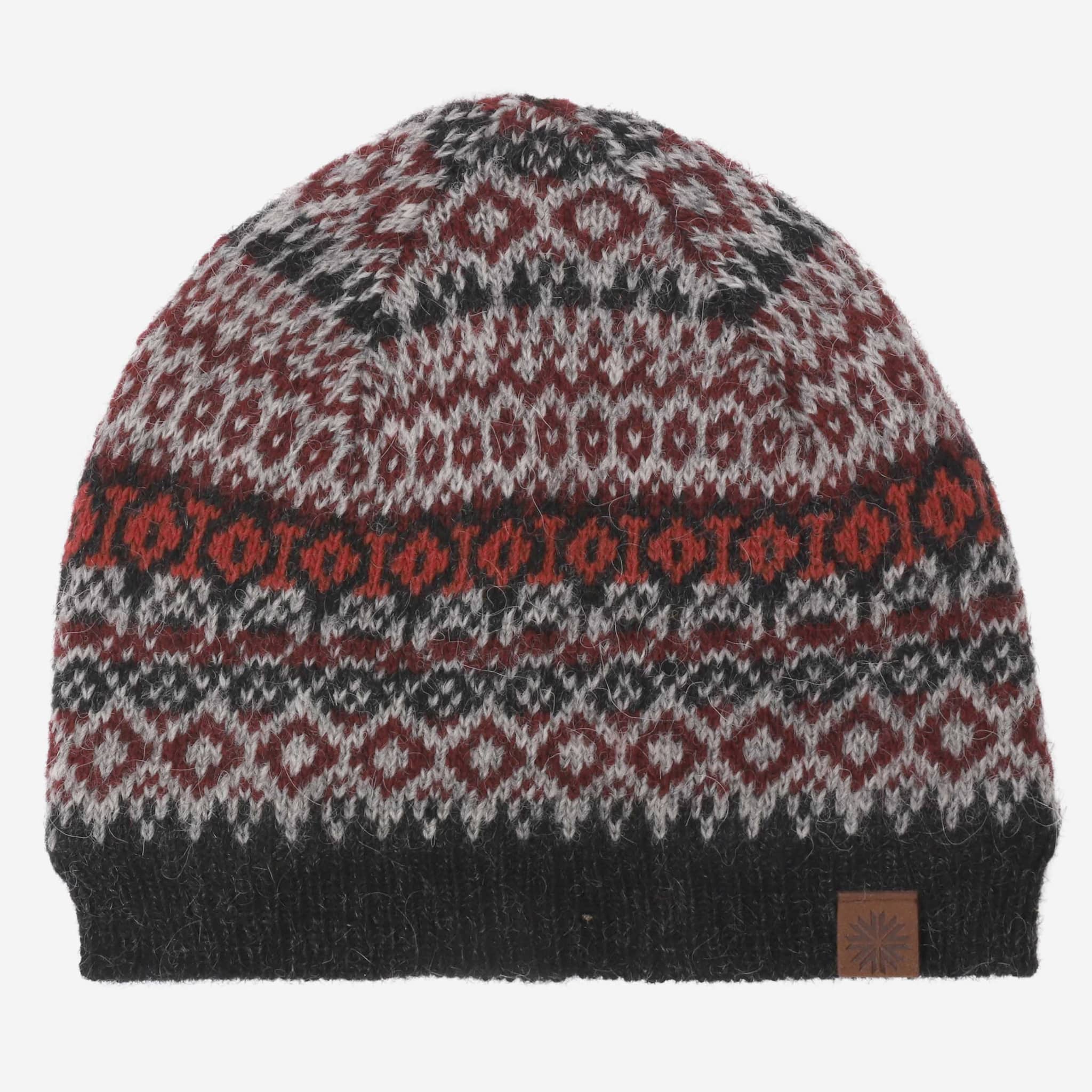 Fagradalsfjall Icelandic wool hat with classic pattern