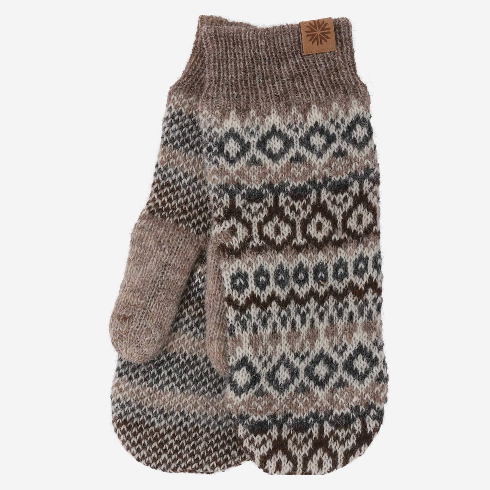 Fagradalsfjall mittens from icelandic wool
