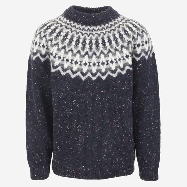 Snorragarður wool sweater classic Icelandic patterns  