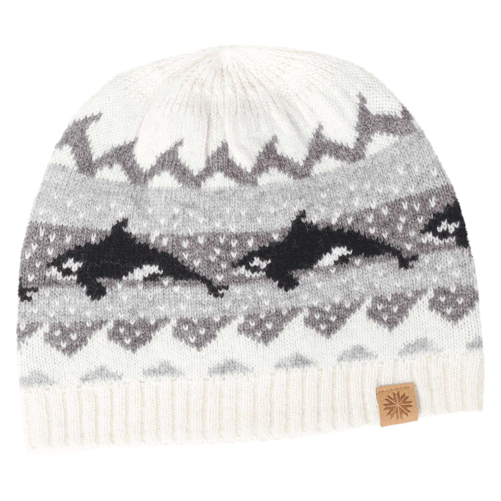 Hvalur Bonnet en laine Hvalur avec motif en laine 