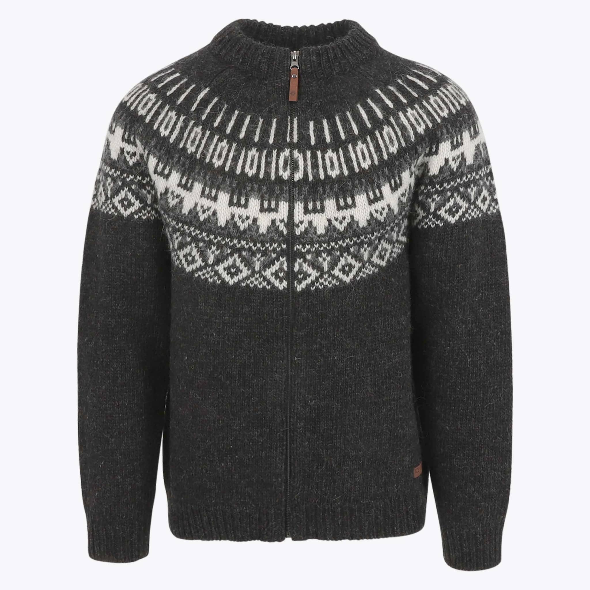 Elis Wool Sweater with full Zip