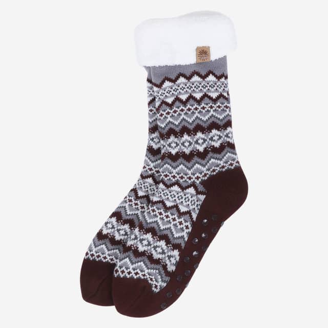 Selfell Nordic fuzzy socks with grip