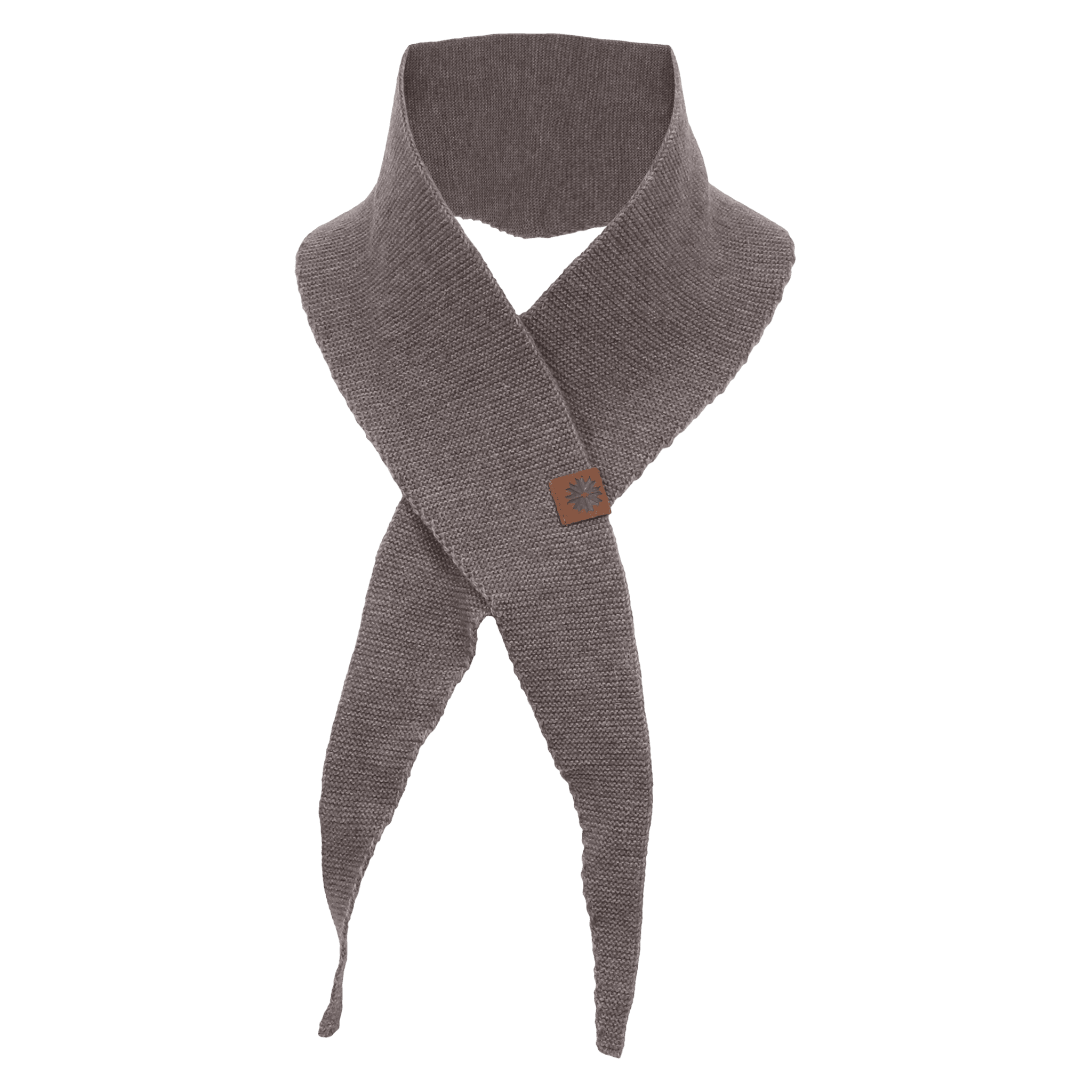 Berghylur triangular merino blend scarf