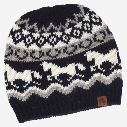 Freyja Canada Winter Icelandic Wool Beanie Cap for Women 2 Ply Knitted,  Denim, Dirty Denim, Light Grey, White, One Size at  Women's Clothing  store