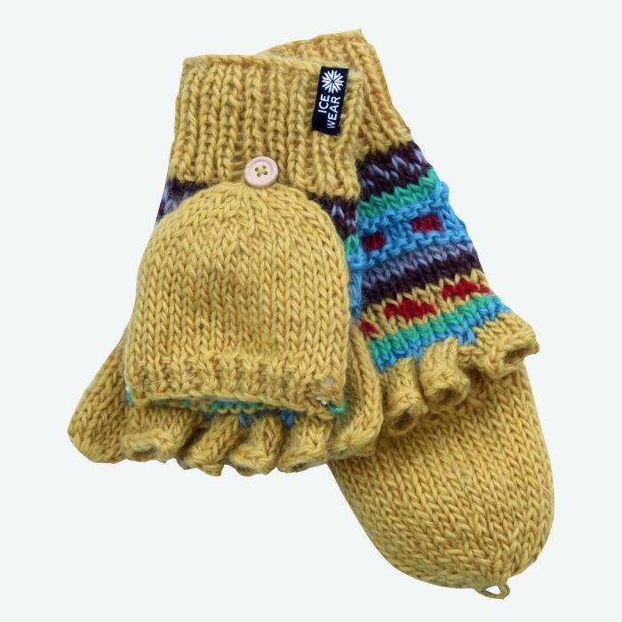 Bonnet d'hiver Elgin pour femmes en tricot fin 100 % laine équitable, bonnet  à pompon, bandeau, gants sans doigts Fair Isle, diamants gris fumé -   France