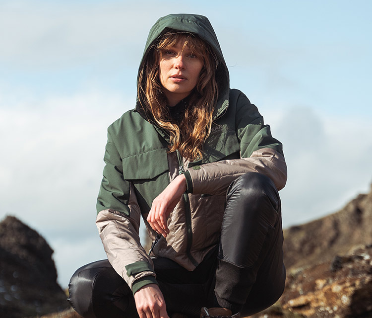 women Icelandic insulated jacket